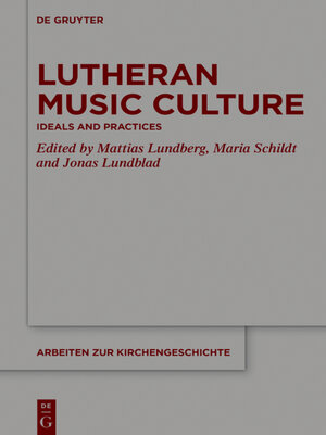 cover image of Lutheran Music Culture